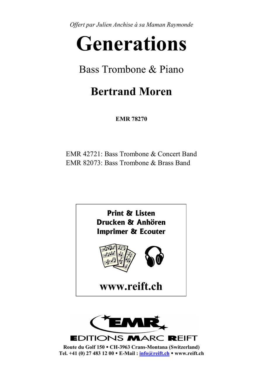 Generations Generations Bass Trombone scores gallery preview page 2