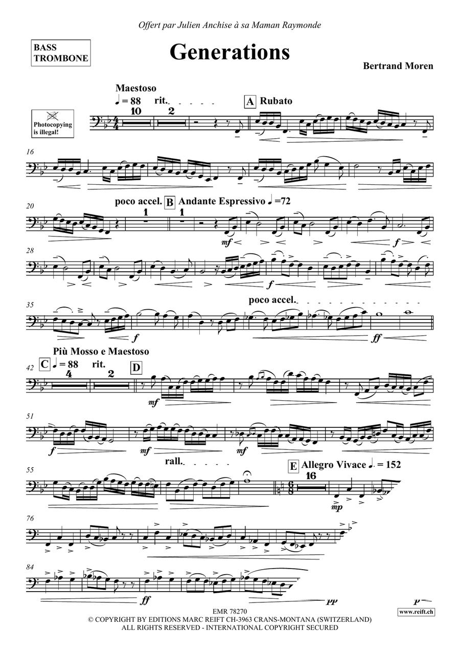 Generations Generations Bass Trombone scores gallery preview page 4