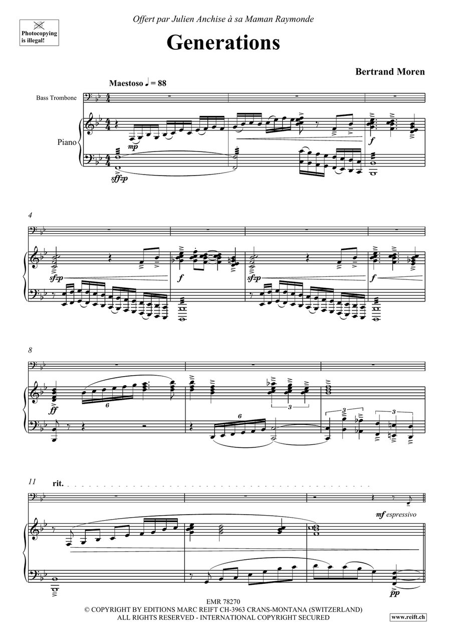 Generations Generations Bass Trombone scores gallery preview page 5
