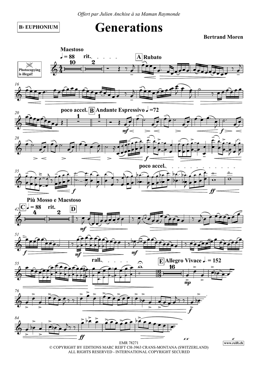 Generations Generations Euphonium scores gallery preview page 4