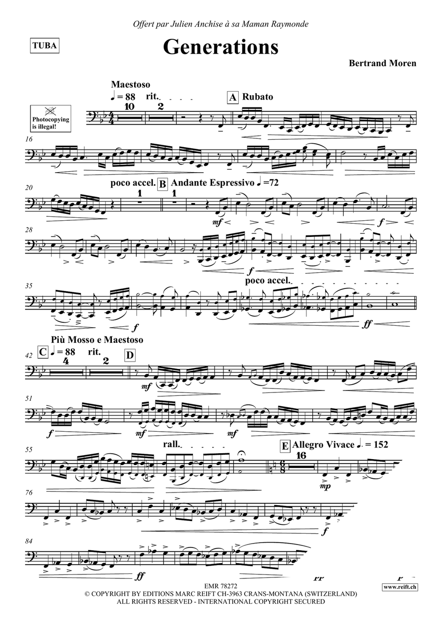 Generations Generations Tuba scores gallery preview page 4