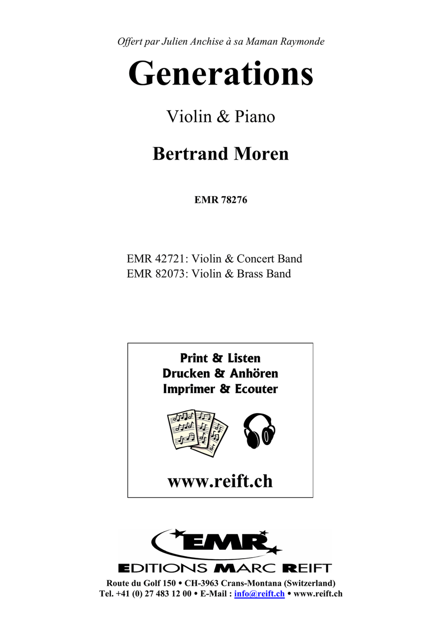 Generations Generations Violin Solo scores gallery preview page 2