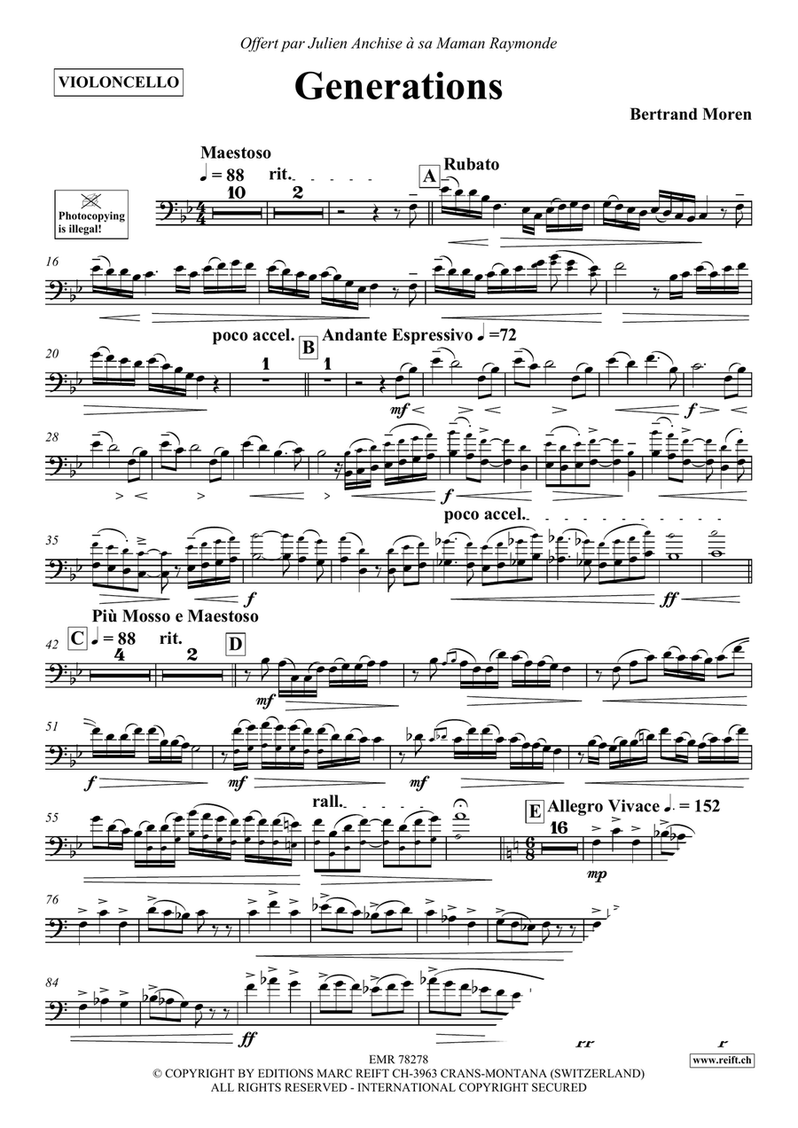 Generations Generations Piano Accompaniment scores gallery preview page 4