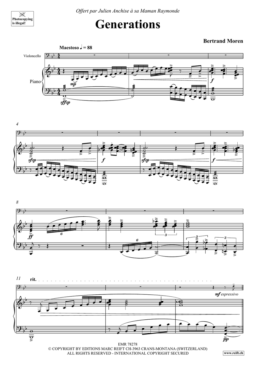 Generations Generations Piano Accompaniment scores gallery preview page 5