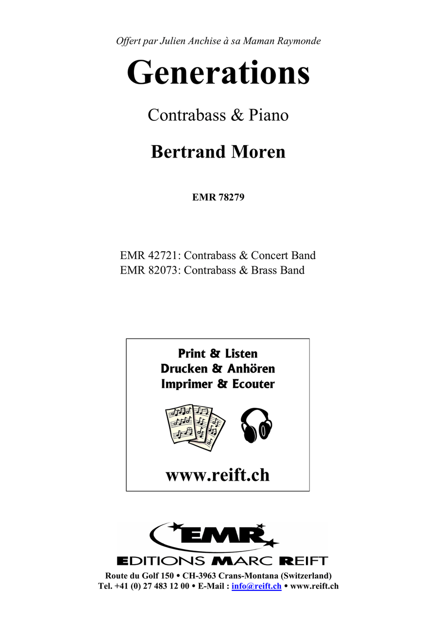 Generations Generations Double Bass scores gallery preview page 2