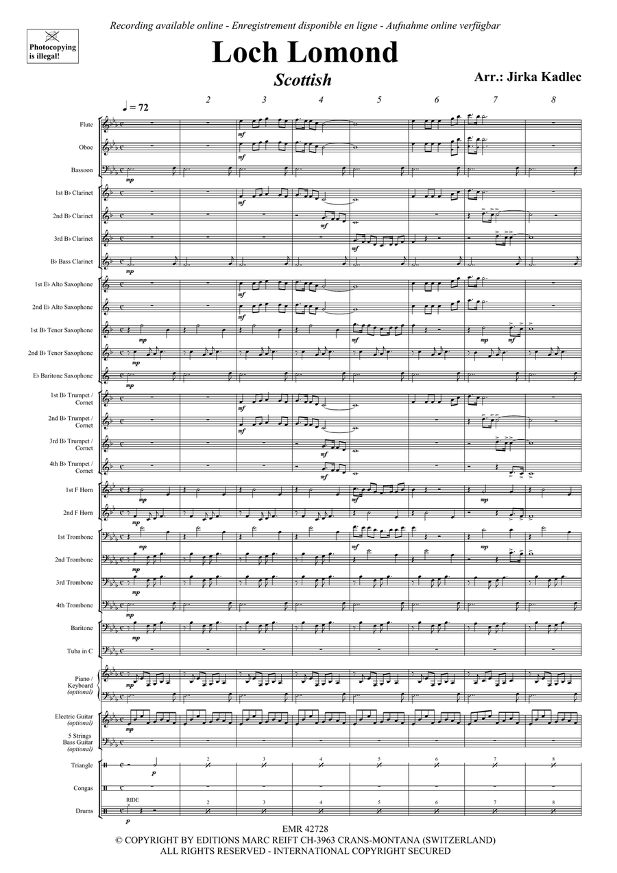 Loch Lomon Loch Lomon Concert Band scores gallery preview page 3