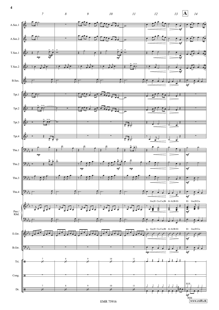 Loch Lomon Loch Lomon Big Band scores gallery preview page 4