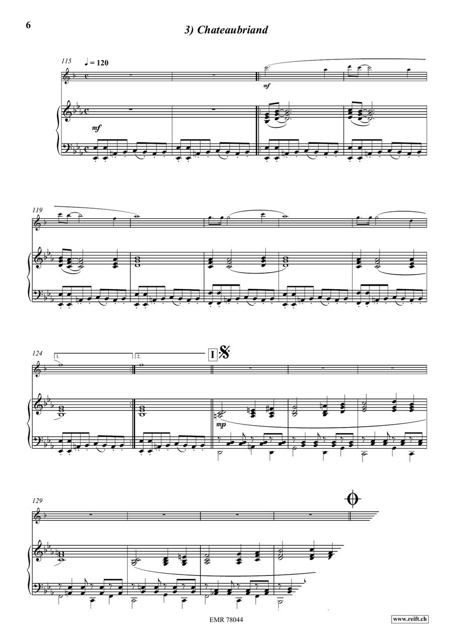 Gourmetmenu Gourmetmenu Clarinet Solo scores gallery preview page 6