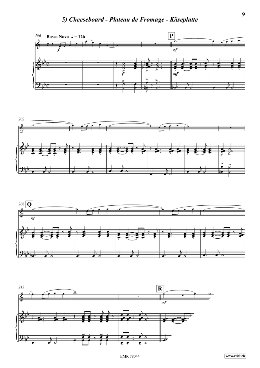 Gourmetmenu Gourmetmenu Clarinet Solo scores gallery preview page 8