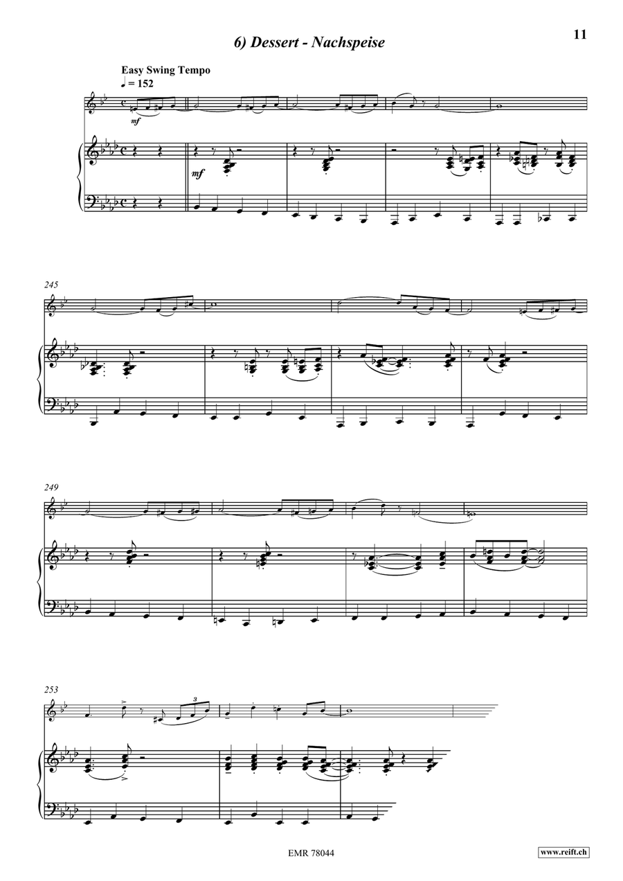 Gourmetmenu Gourmetmenu Clarinet Solo scores gallery preview page 9