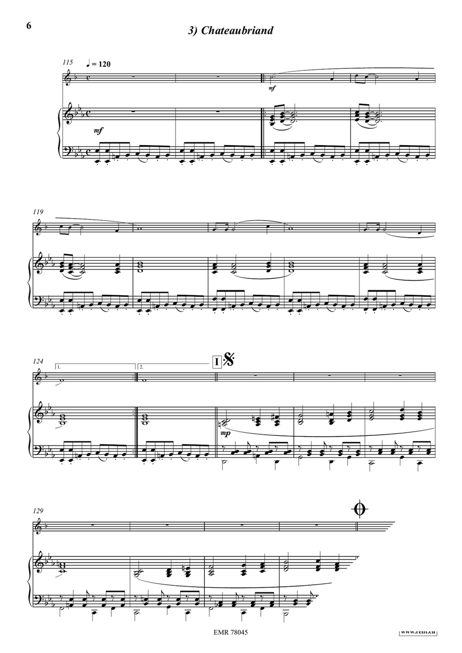 Gourmetmenu Gourmetmenu Bass Clarinet scores gallery preview page 6