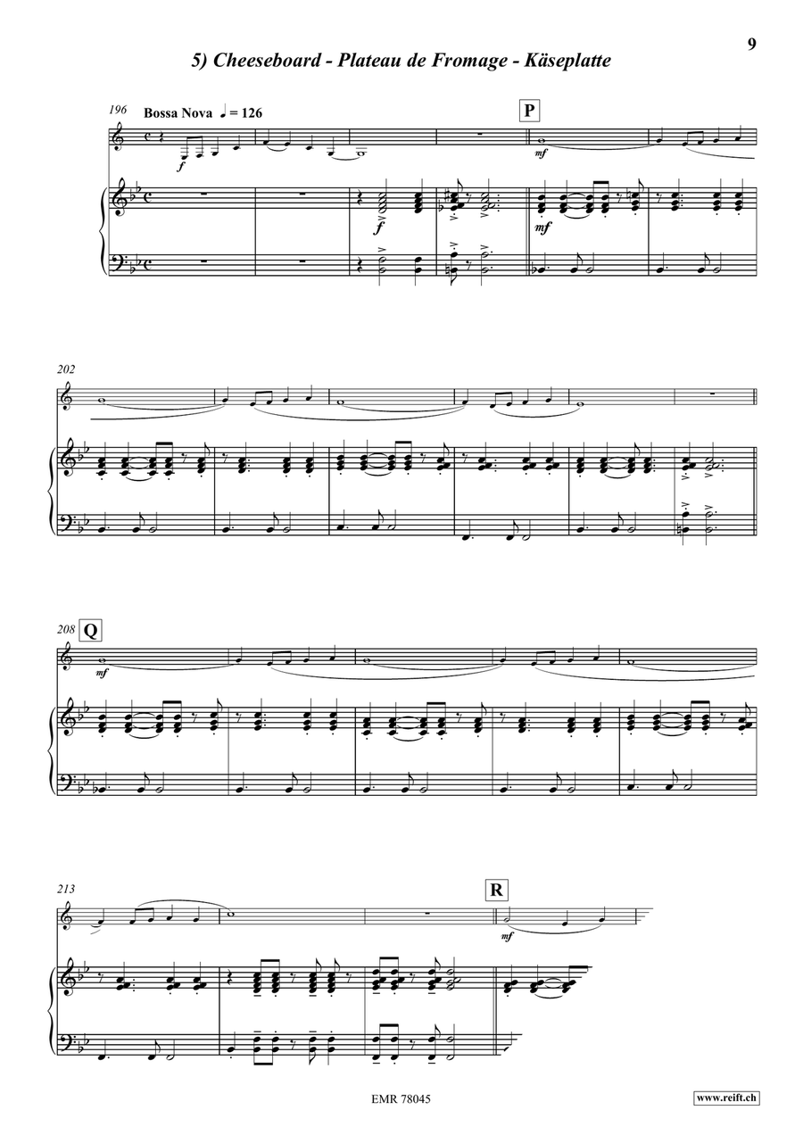 Gourmetmenu Gourmetmenu Bass Clarinet scores gallery preview page 8