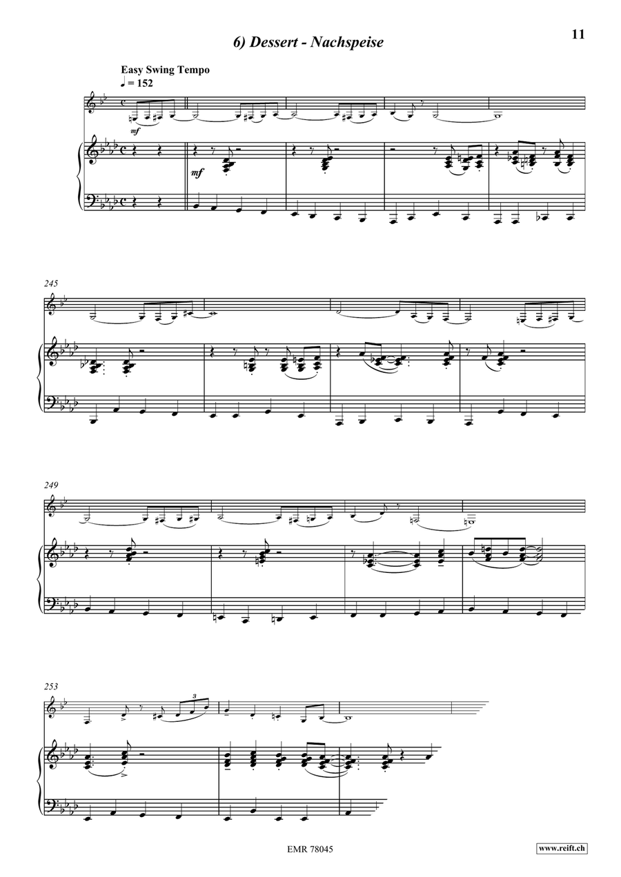 Gourmetmenu Gourmetmenu Bass Clarinet scores gallery preview page 9