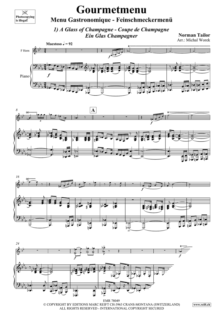 Gourmetmenu Gourmetmenu Horn scores gallery preview page 4