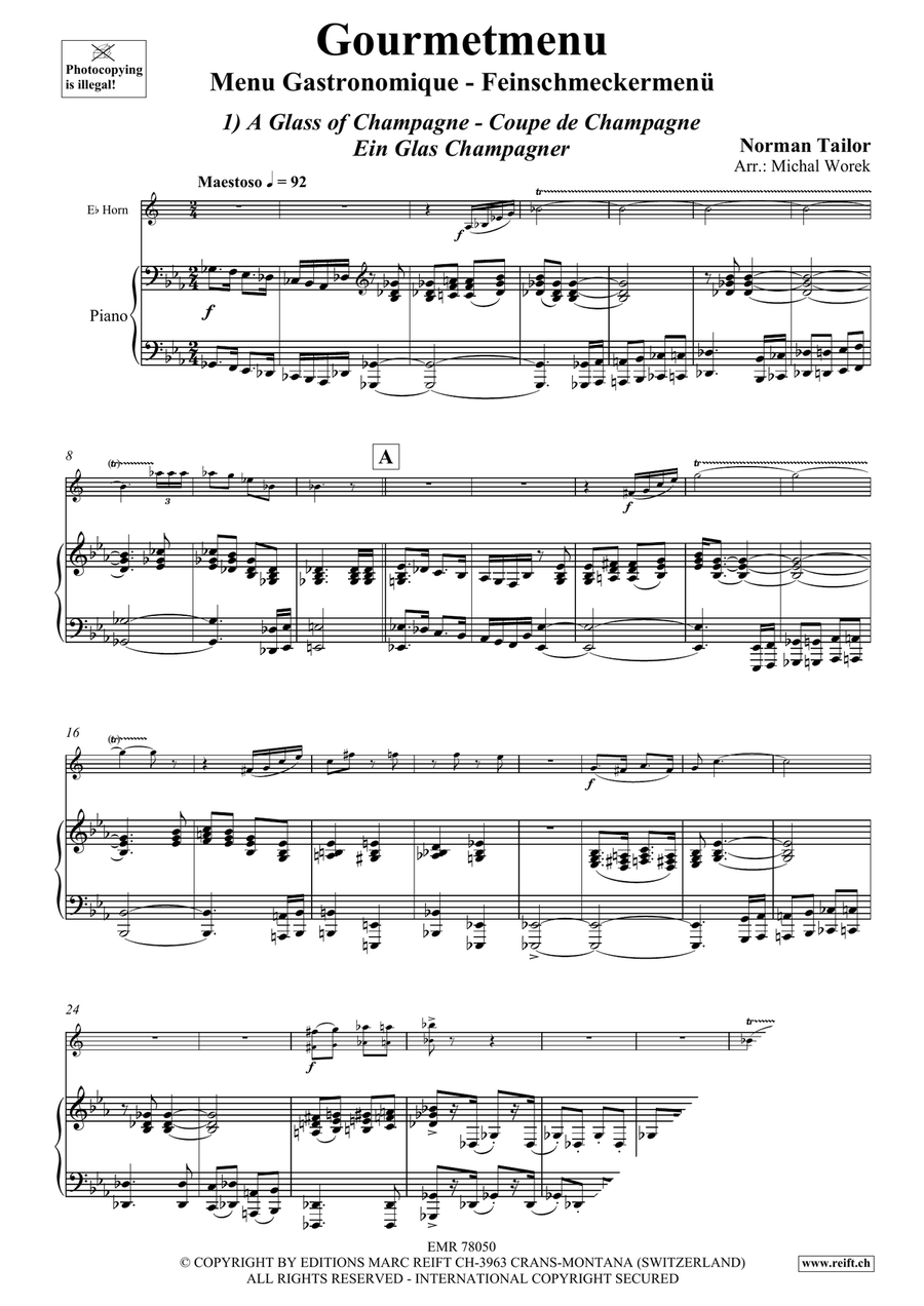 Gourmetmenu Gourmetmenu Horn scores gallery preview page 4