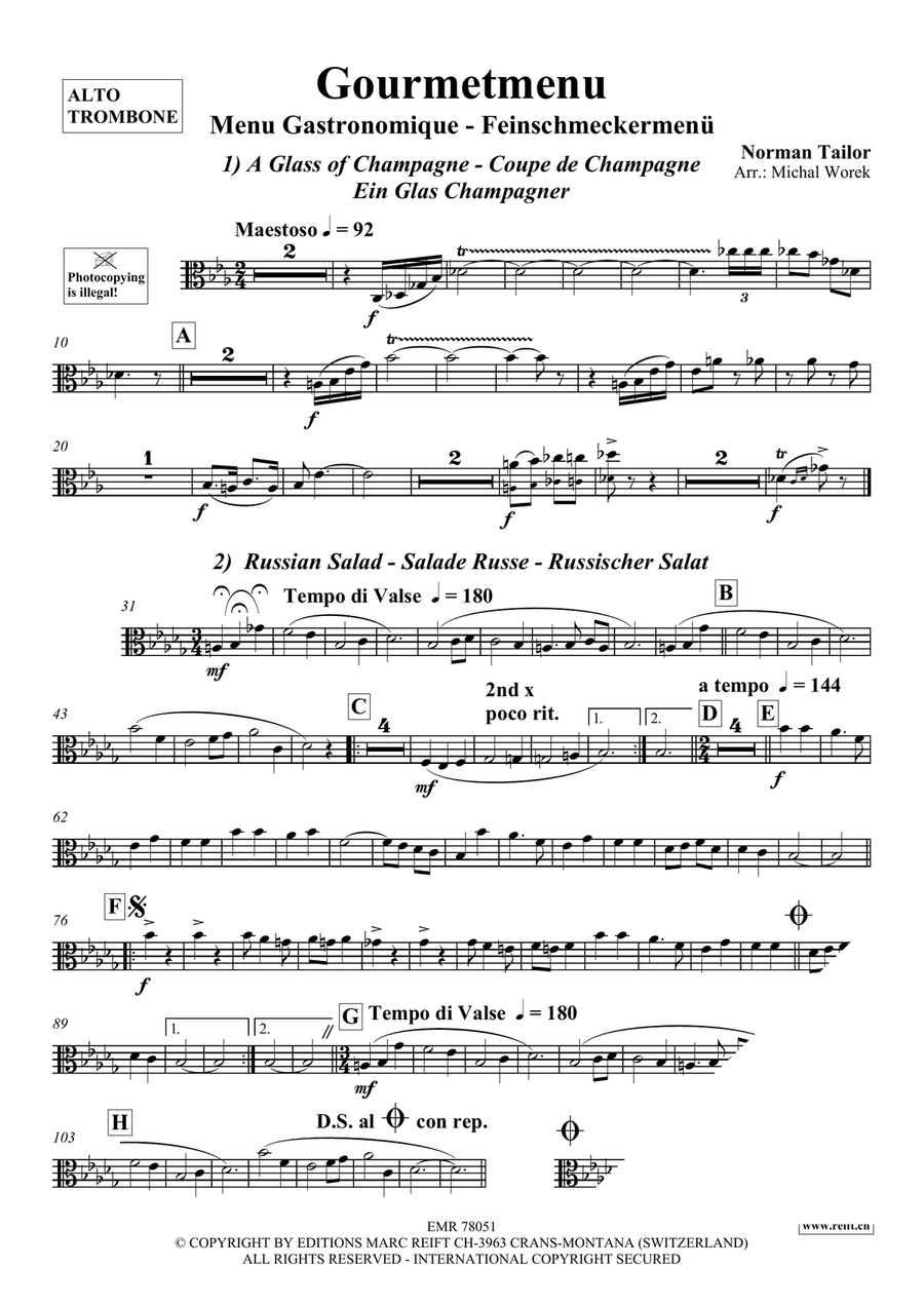 Gourmetmenu Gourmetmenu Piano Accompaniment scores gallery preview page 3