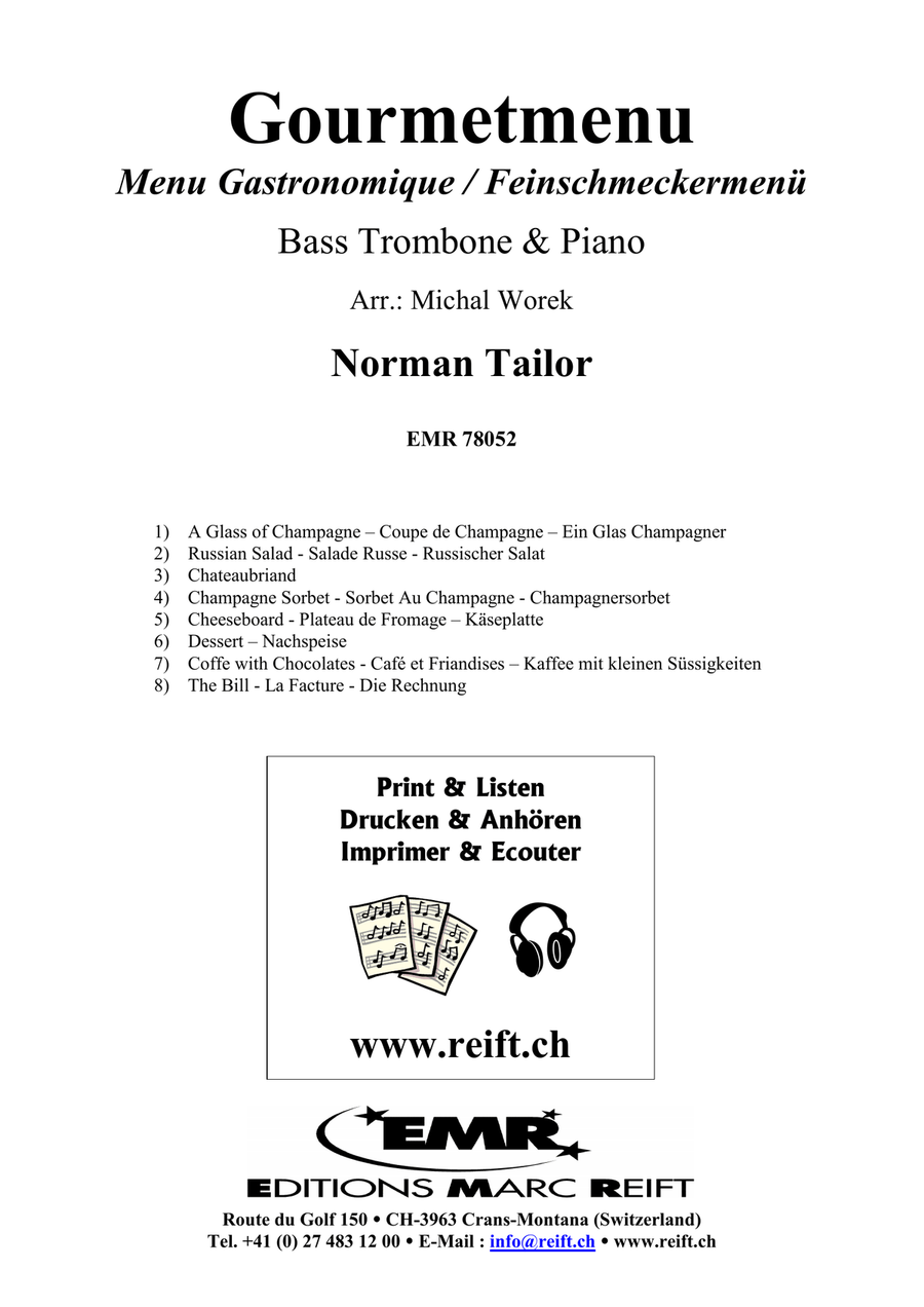 Gourmetmenu Gourmetmenu Bass Trombone scores gallery preview page 2