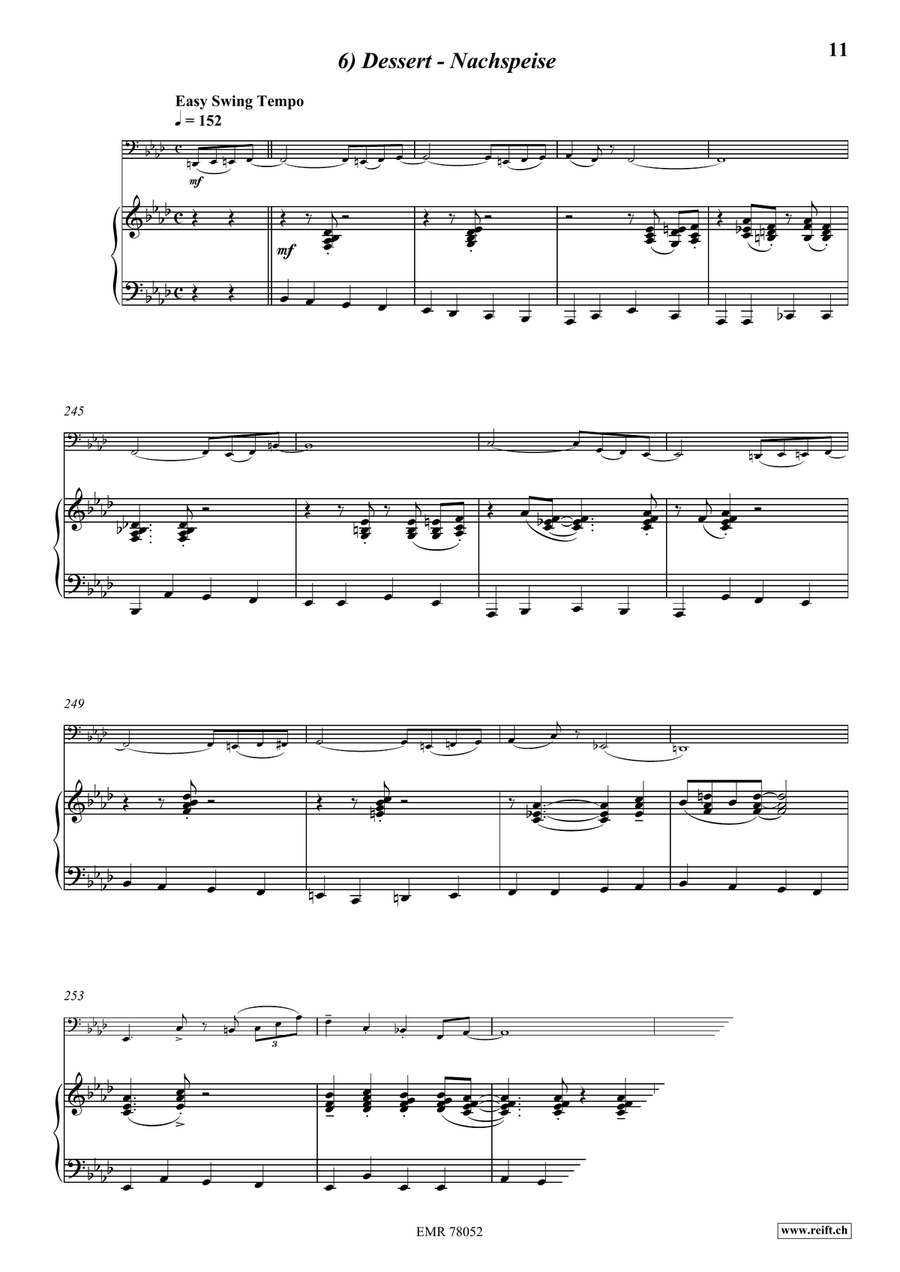 Gourmetmenu Gourmetmenu Bass Trombone scores gallery preview page 9