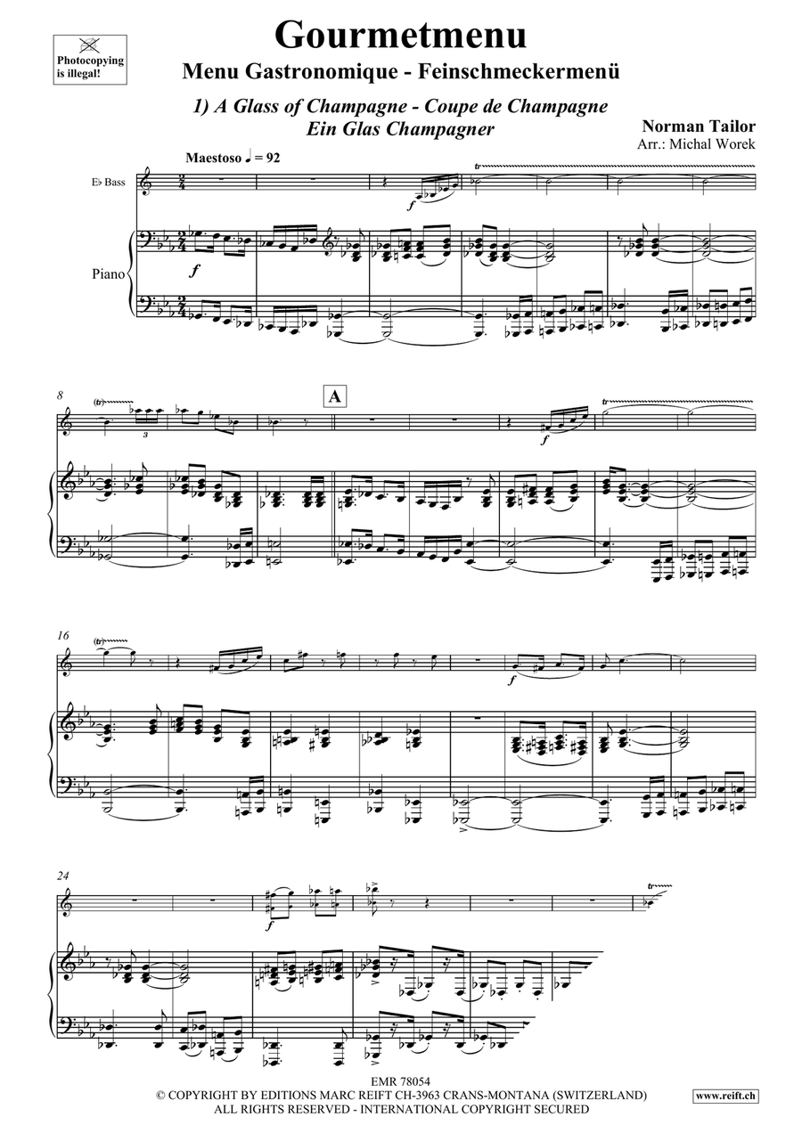 Gourmetmenu Gourmetmenu Voice Solo scores gallery preview page 4