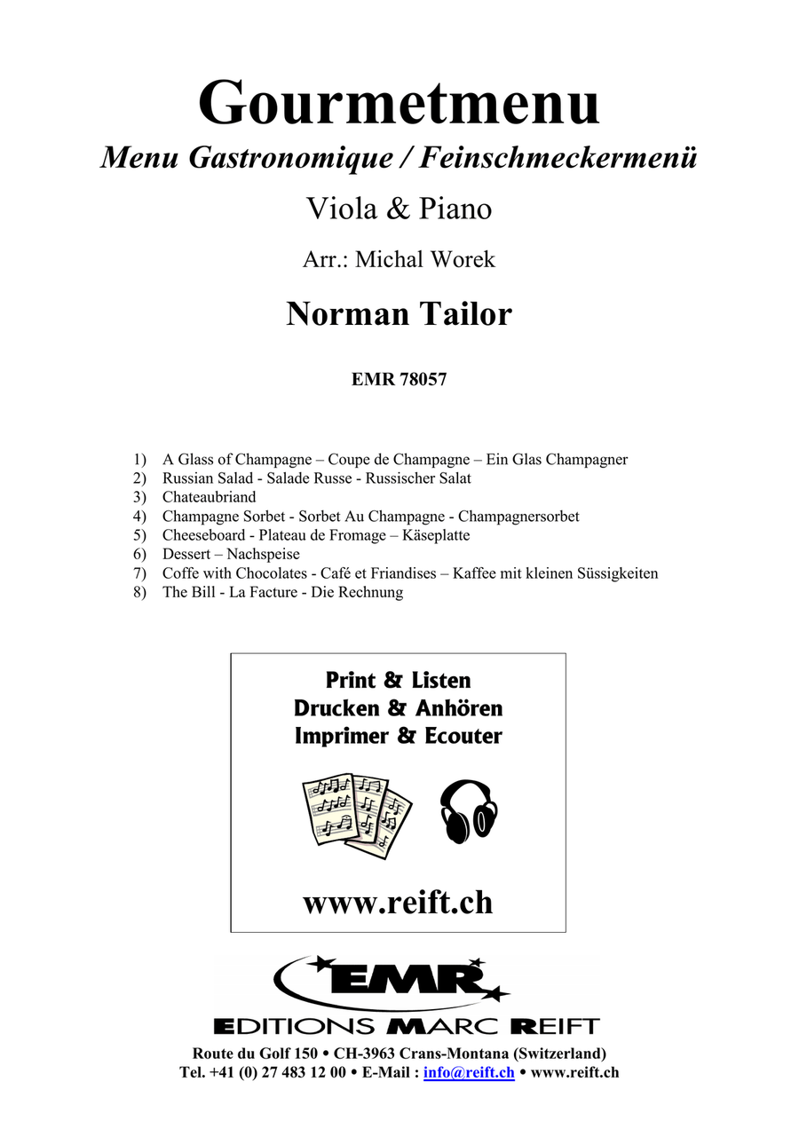 Gourmetmenu Gourmetmenu Piano Accompaniment scores gallery preview page 2