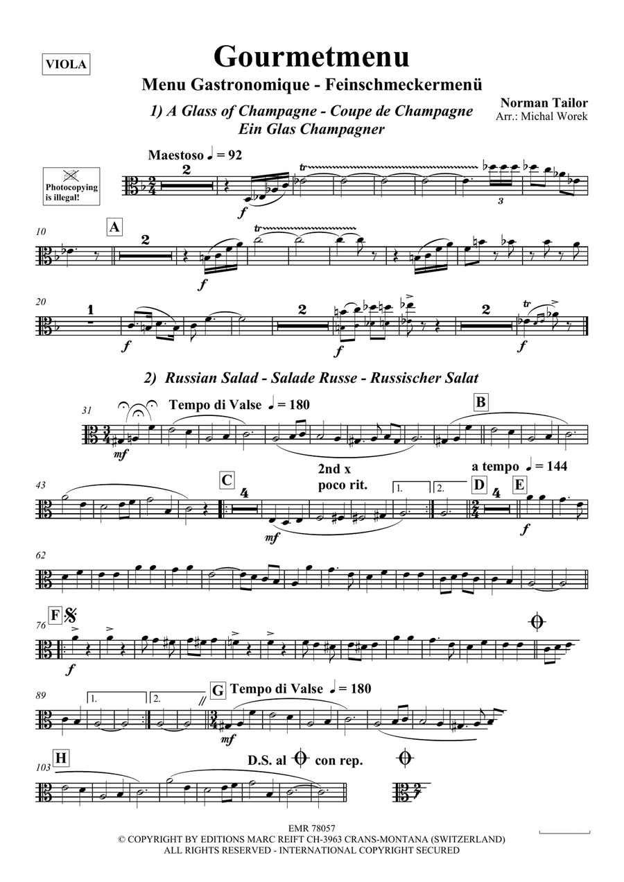 Gourmetmenu Gourmetmenu Piano Accompaniment scores gallery preview page 3