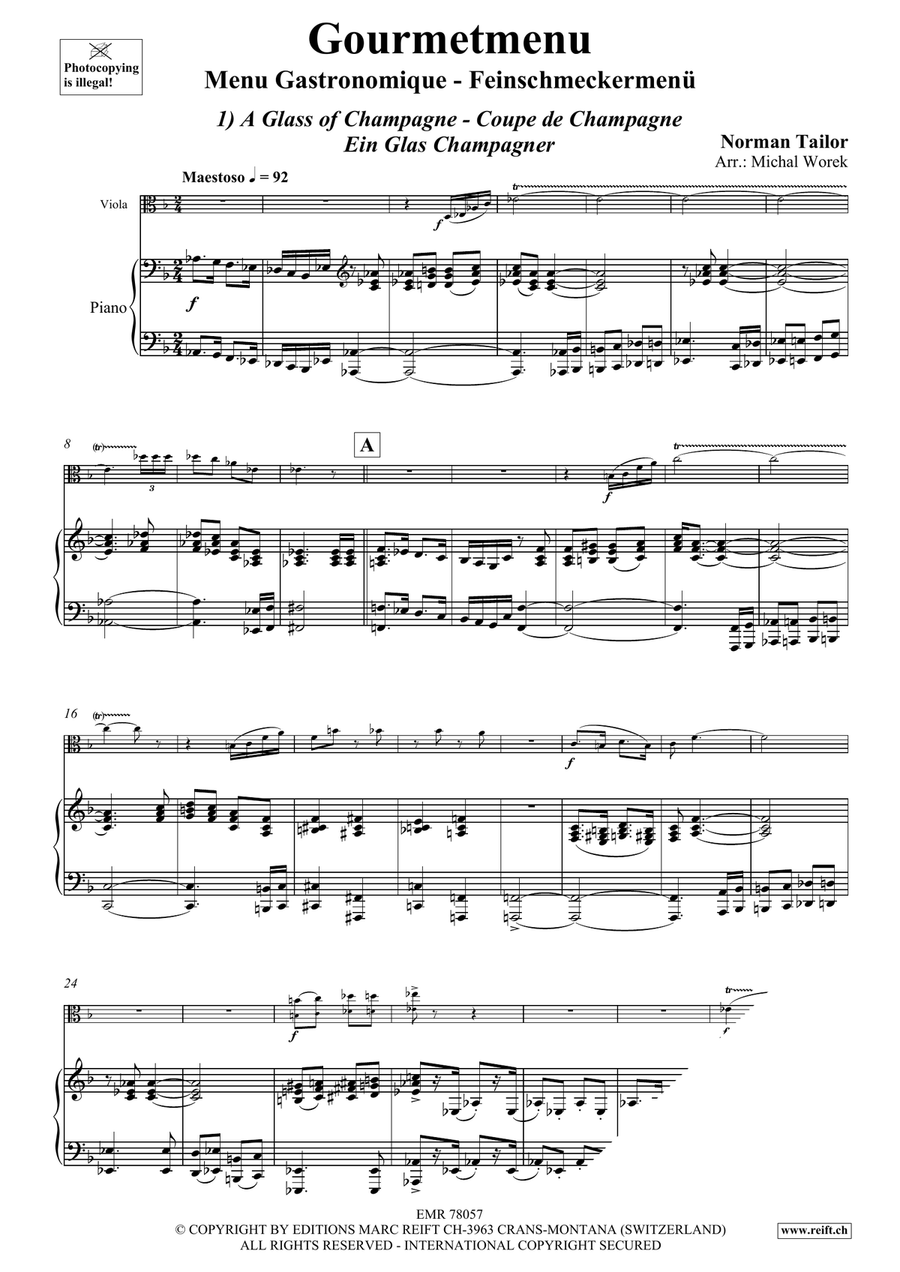 Gourmetmenu Gourmetmenu Piano Accompaniment scores gallery preview page 4