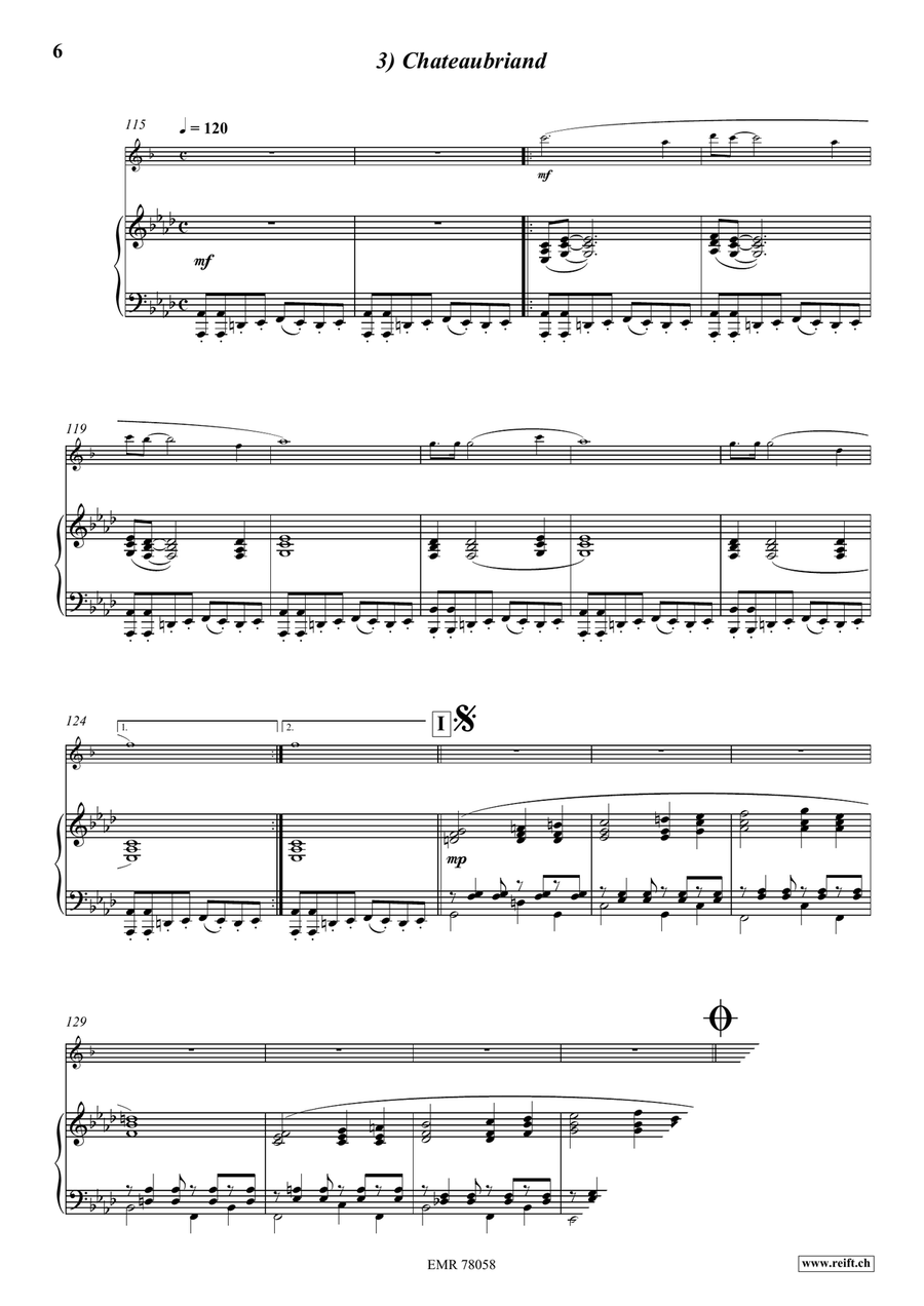 Gourmetmenu Gourmetmenu Alto Saxophone scores gallery preview page 6
