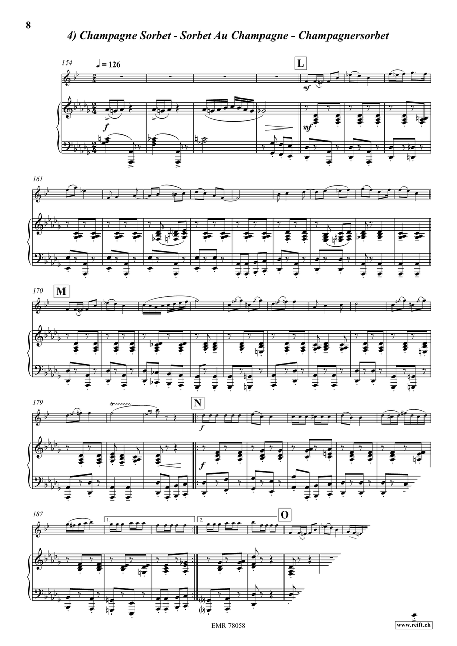 Gourmetmenu Gourmetmenu Alto Saxophone scores gallery preview page 7