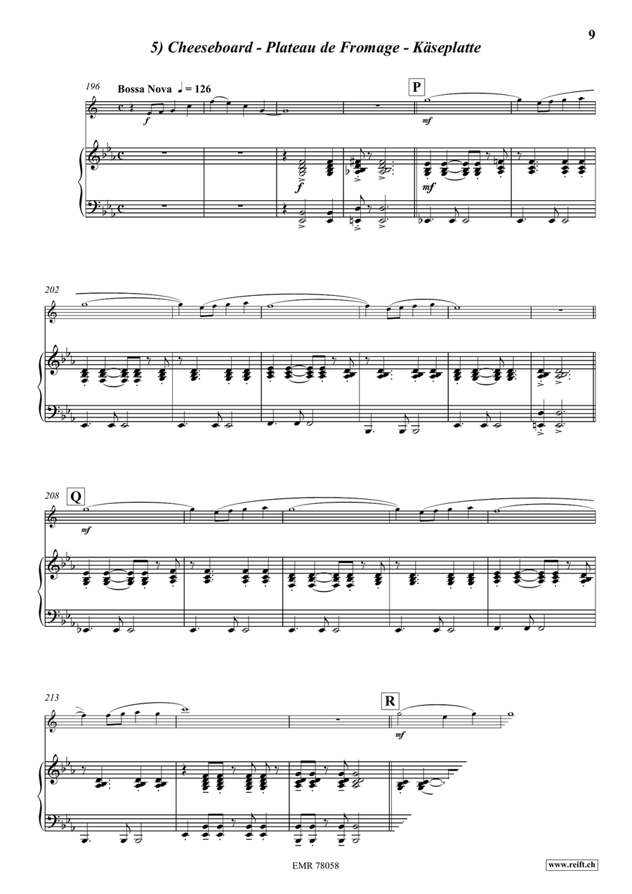 Gourmetmenu Gourmetmenu Alto Saxophone scores gallery preview page 8