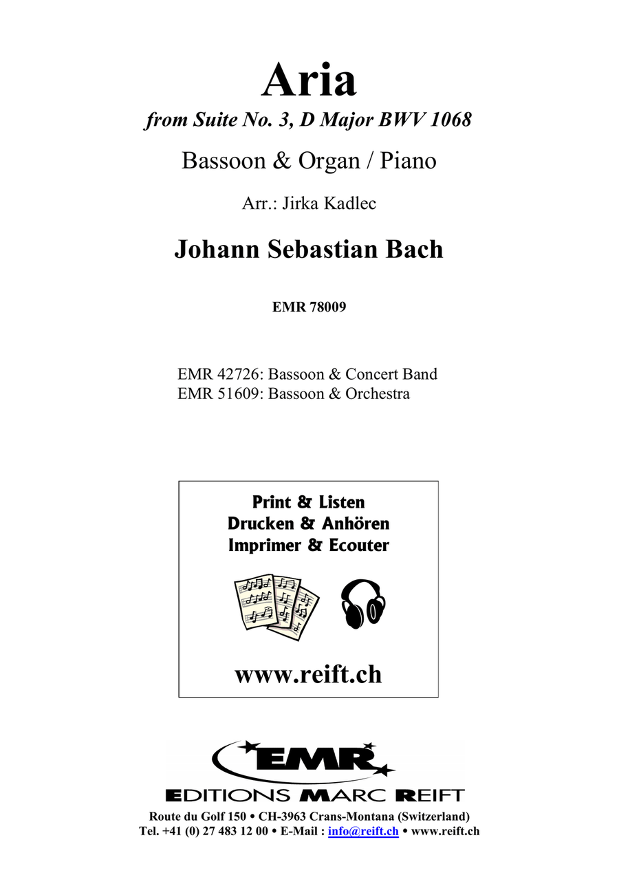 Aria Aria Bassoon Solo scores gallery preview page 2
