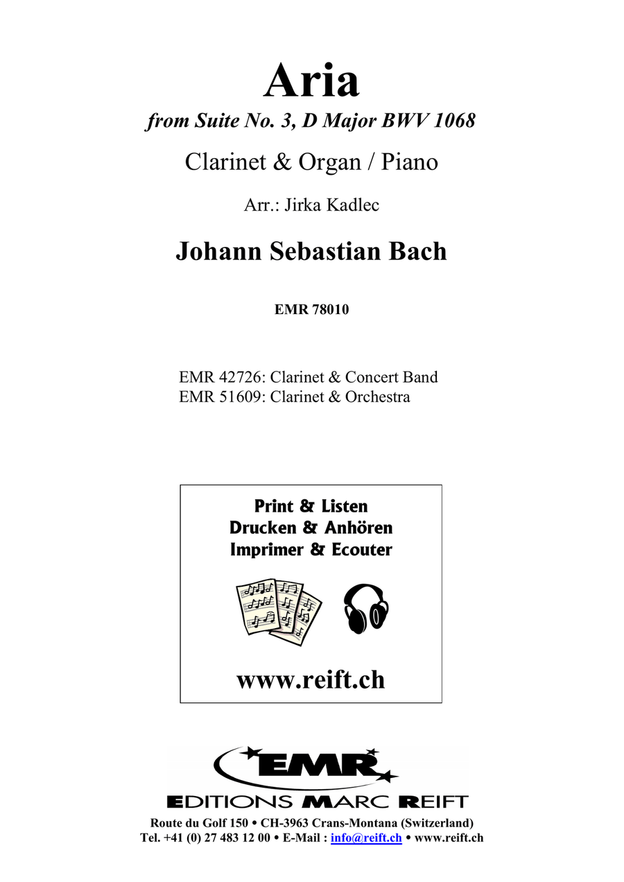 Aria Aria Clarinet Solo scores gallery preview page 2