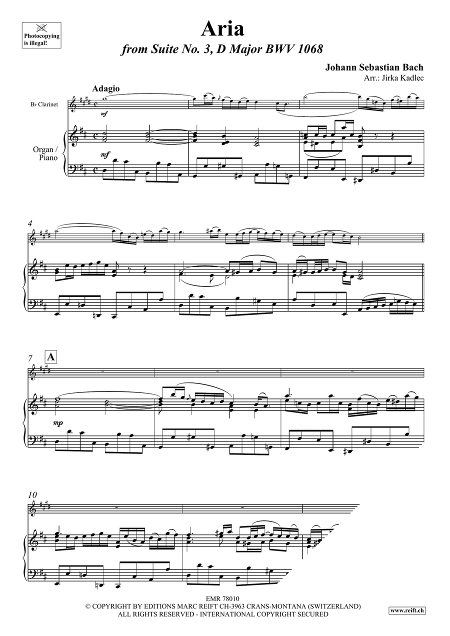 Aria Aria Clarinet Solo scores gallery preview page 3