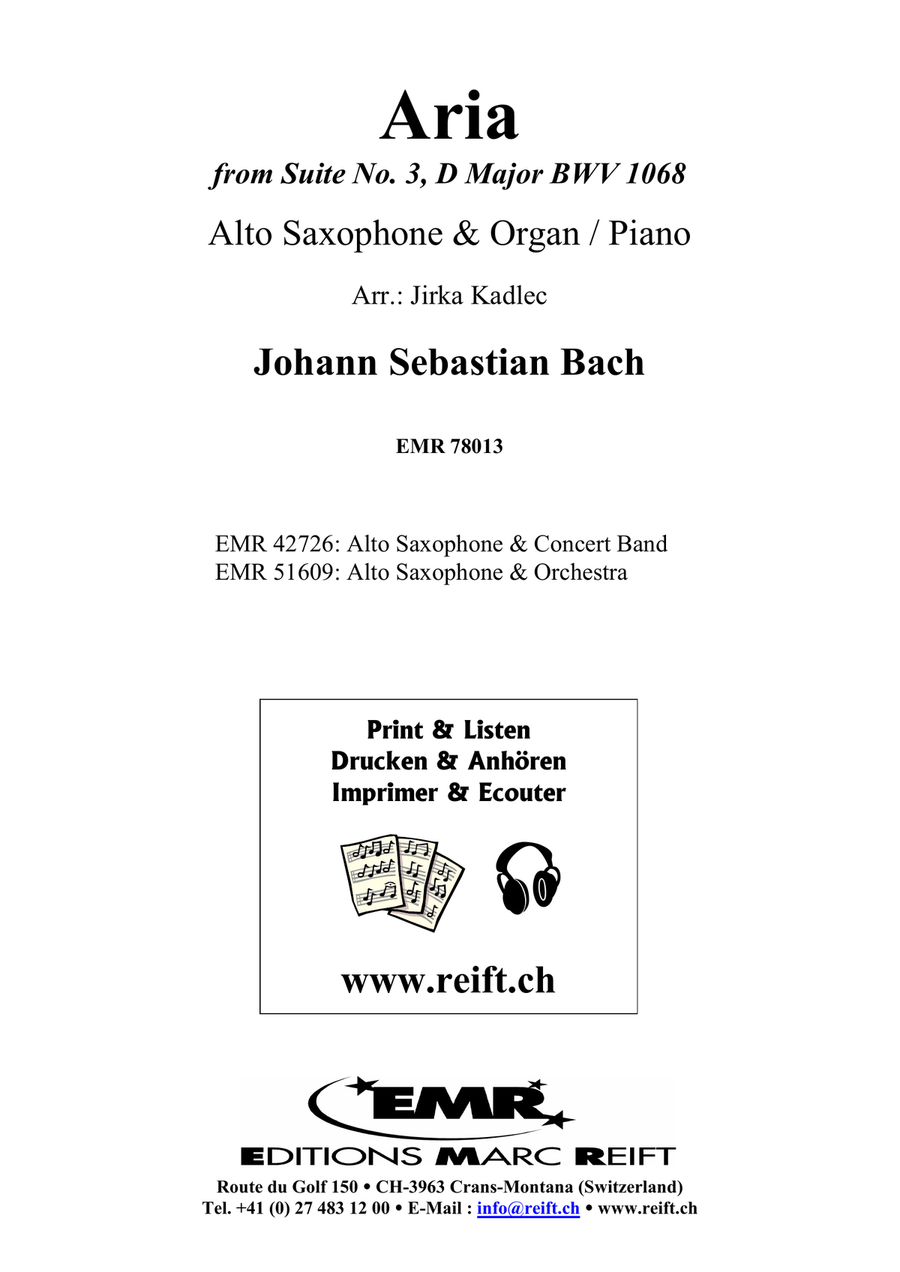 Aria Aria Alto Saxophone scores gallery preview page 2
