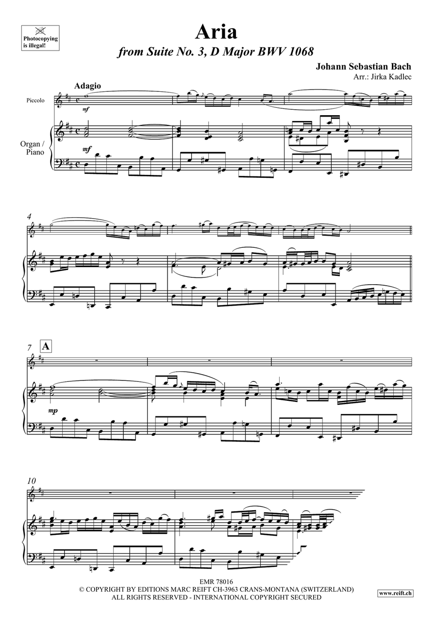 Aria Aria Piccolo scores gallery preview page 3