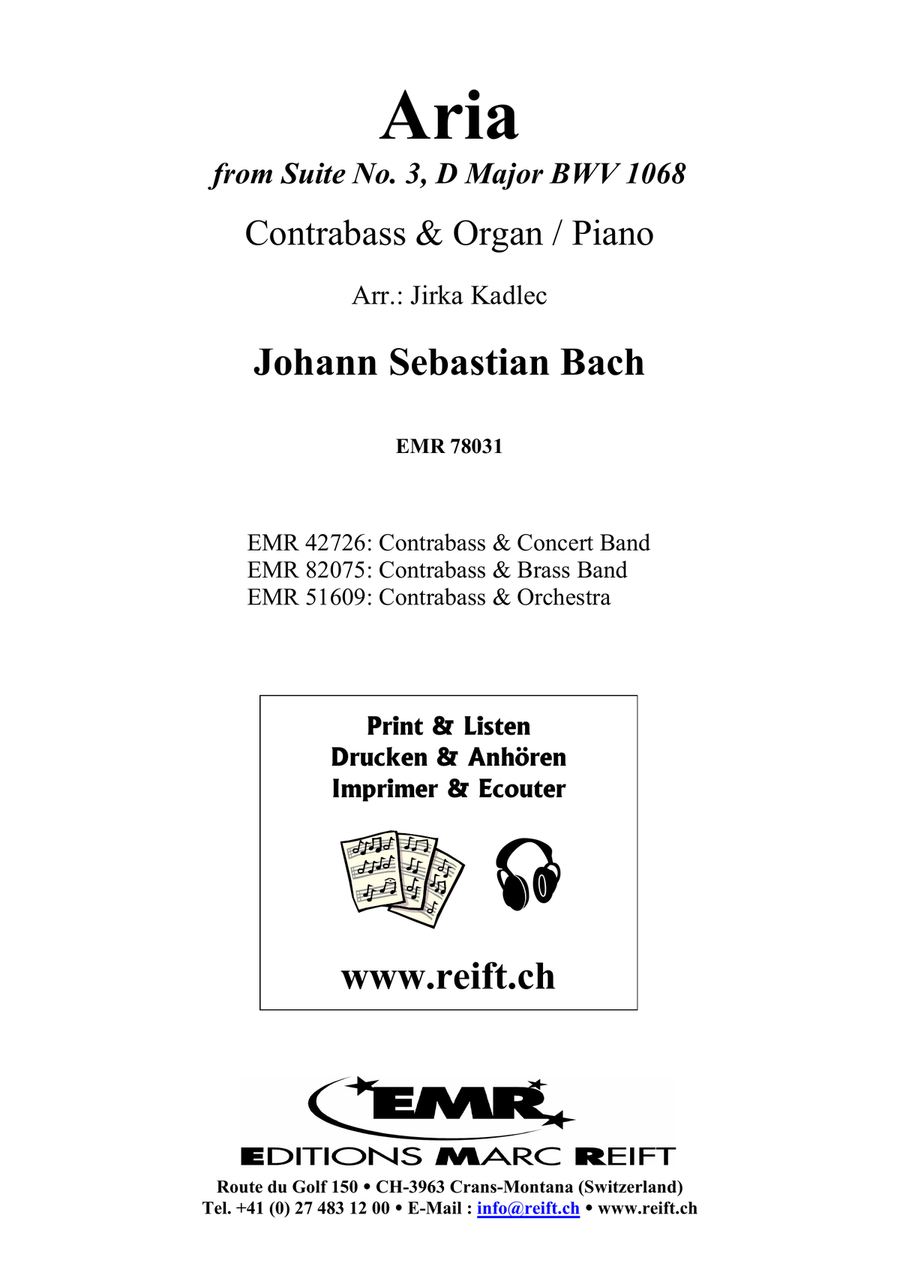 Aria Aria Double Bass scores gallery preview page 2