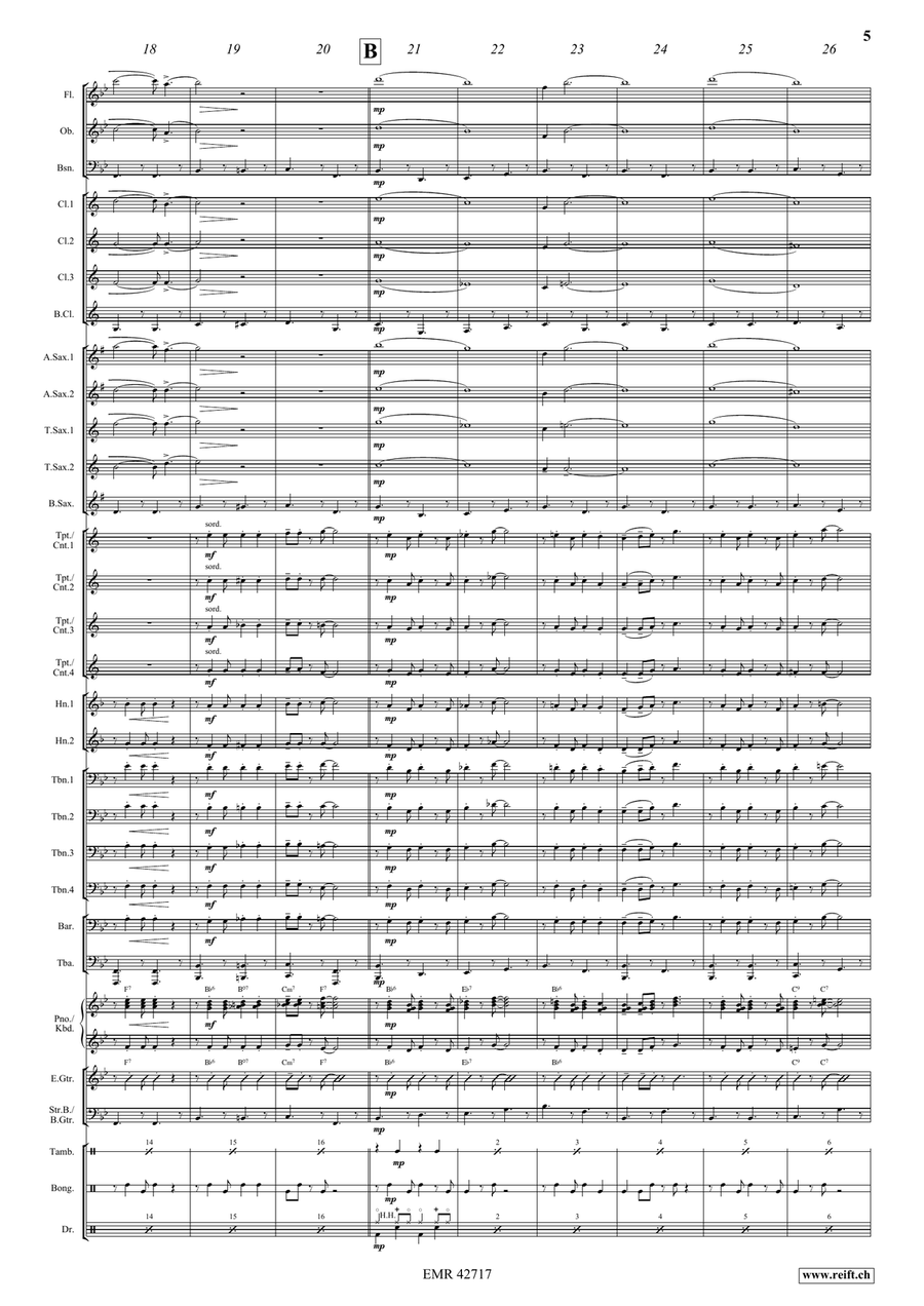 Goodnight Ladies Goodnight Ladies Concert Band scores gallery preview page 5