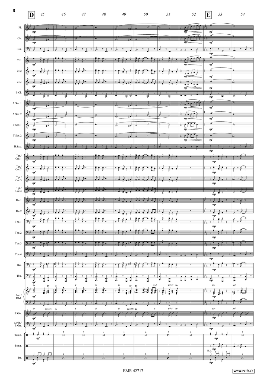Goodnight Ladies Goodnight Ladies Concert Band scores gallery preview page 8