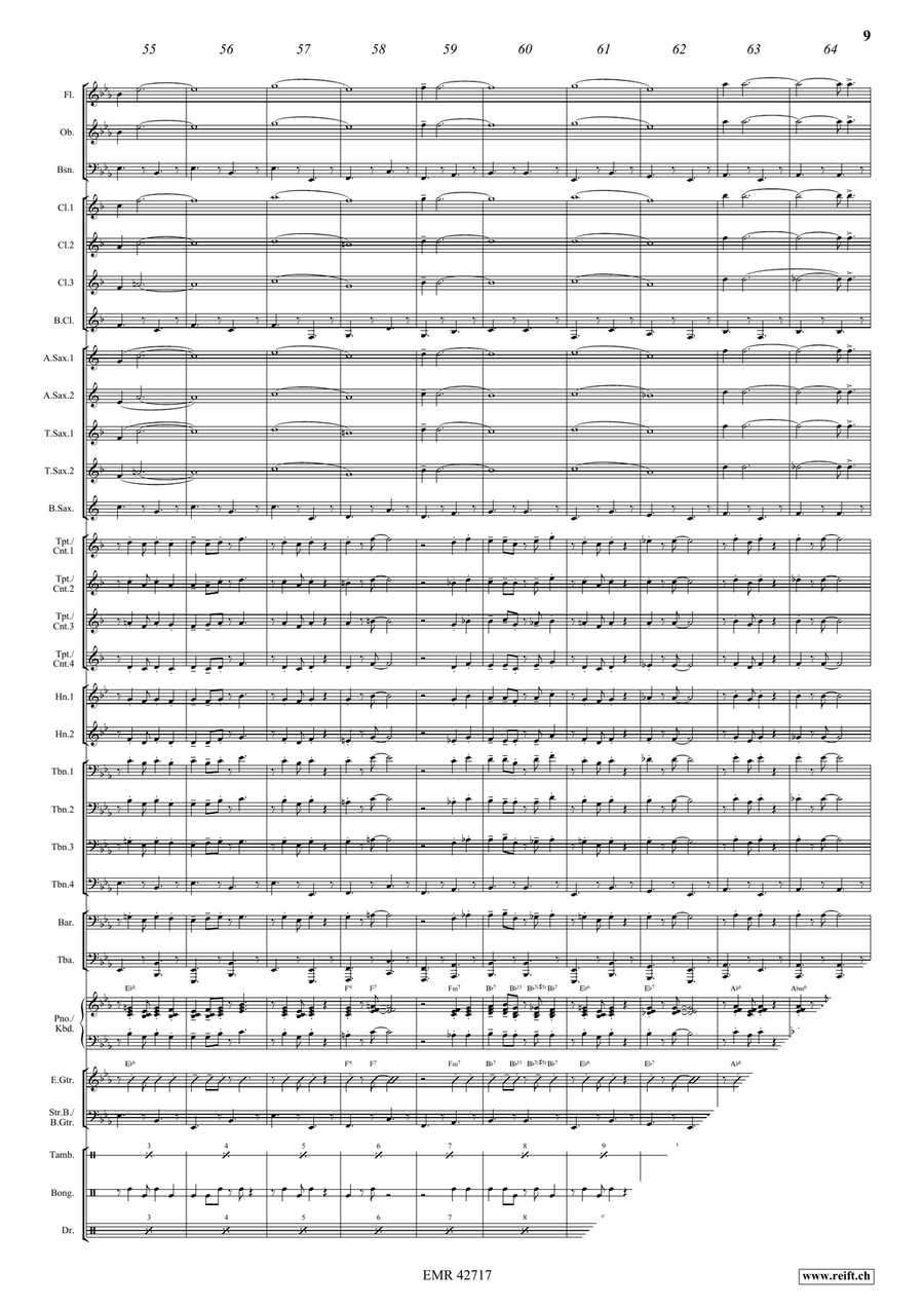 Goodnight Ladies Goodnight Ladies Concert Band scores gallery preview page 9