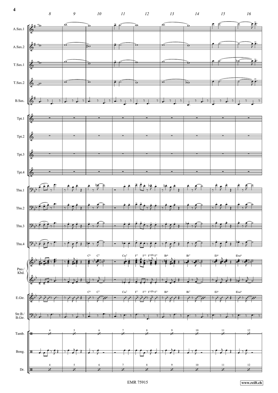 Goodnight Ladies Goodnight Ladies Big Band scores gallery preview page 4