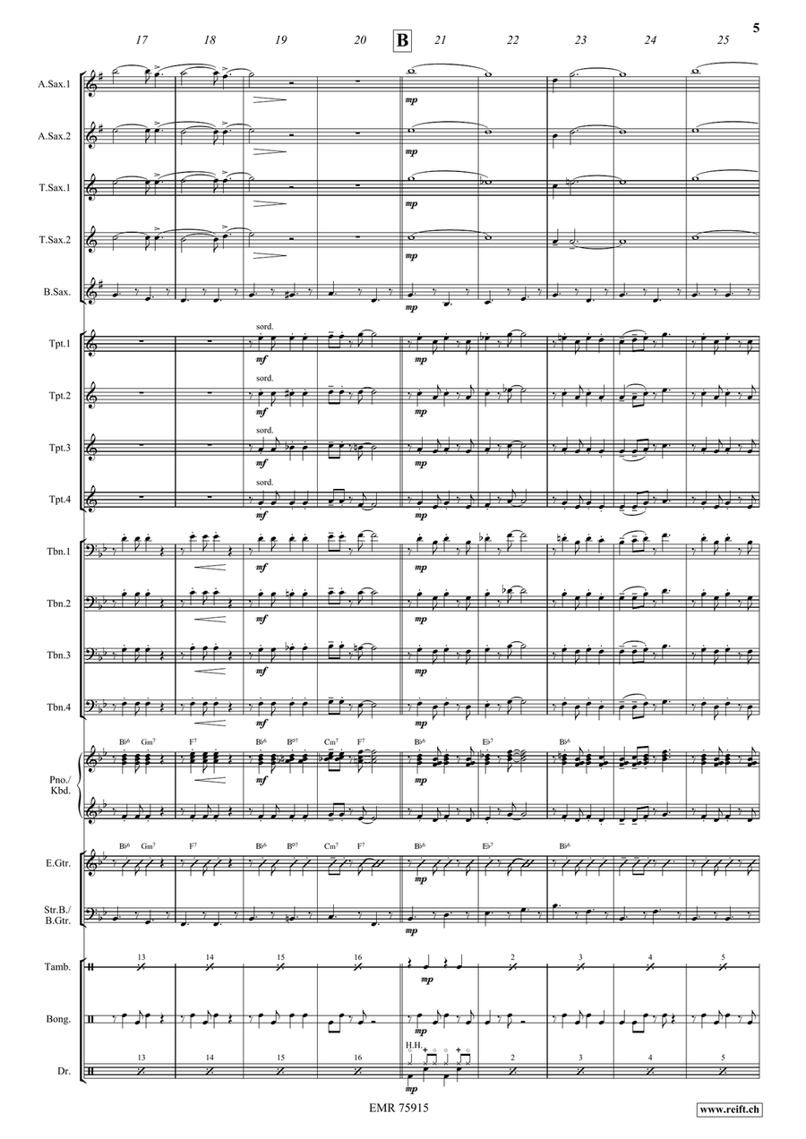 Goodnight Ladies Goodnight Ladies Big Band scores gallery preview page 5
