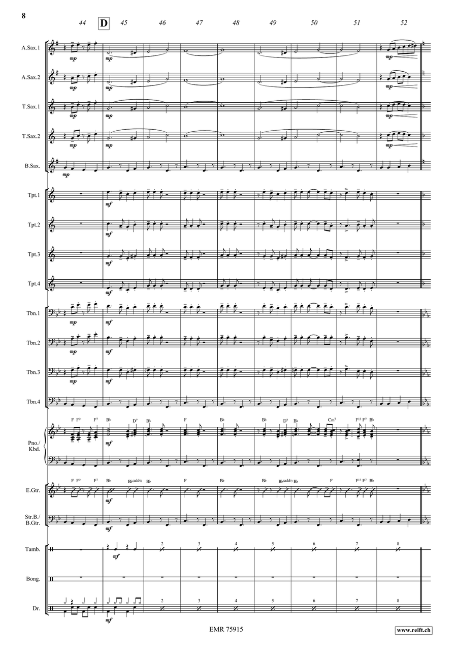 Goodnight Ladies Goodnight Ladies Big Band scores gallery preview page 8
