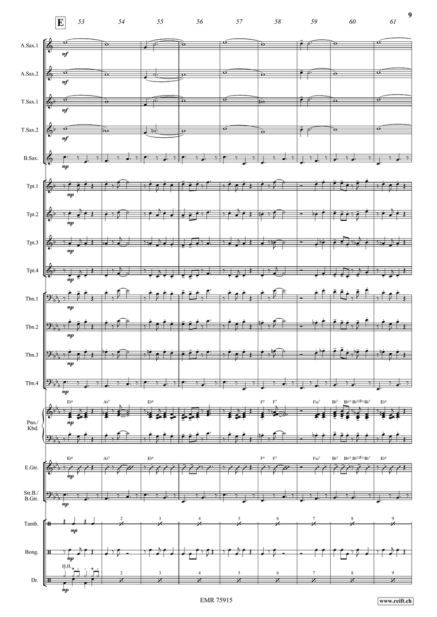Goodnight Ladies Goodnight Ladies Big Band scores gallery preview page 9
