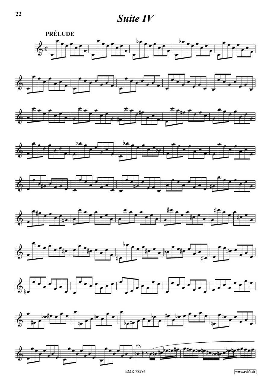 6 Suites 6 Suites Clarinet Solo scores gallery preview page 9