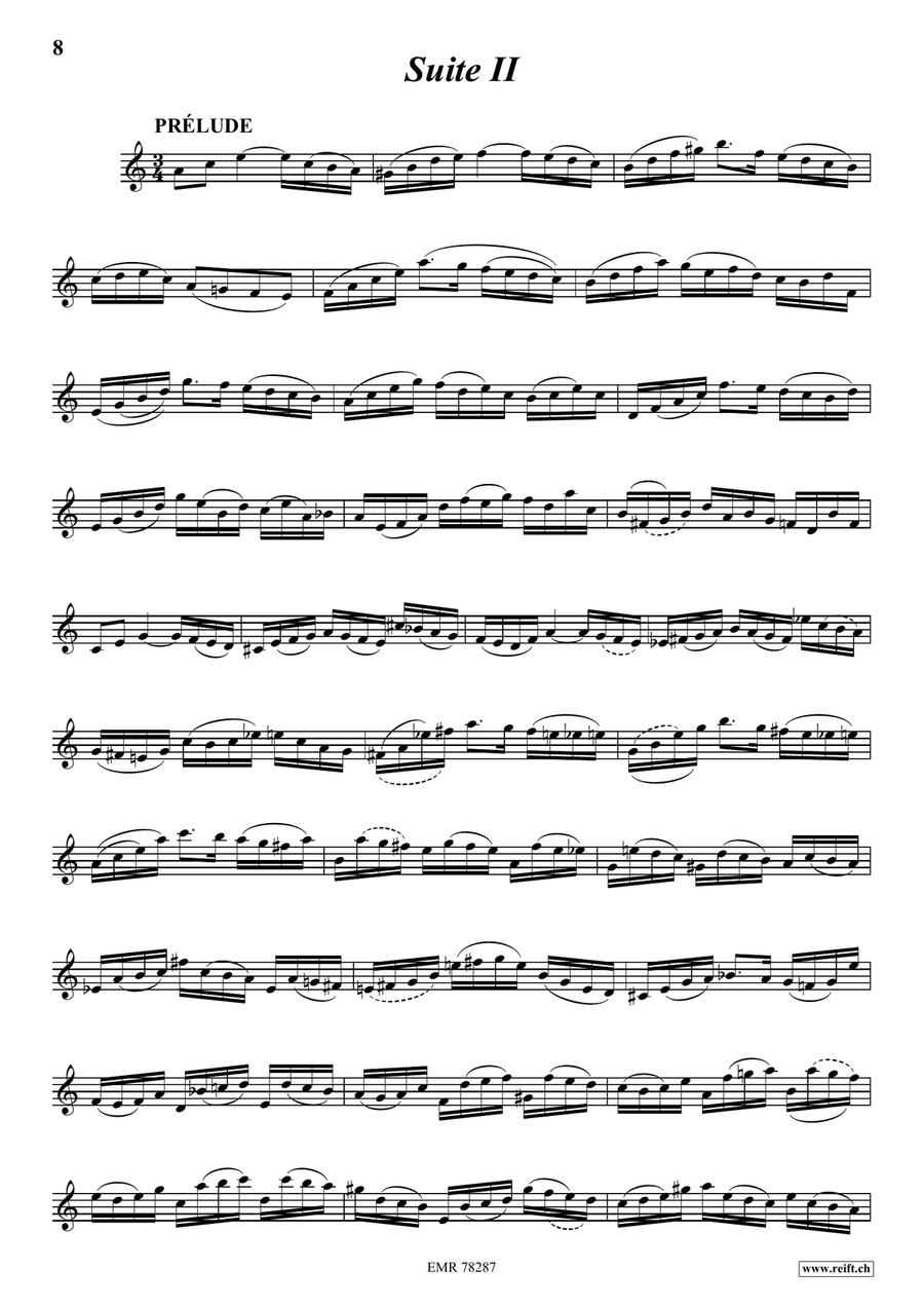 6 Suites 6 Suites Alto Saxophone scores gallery preview page 5