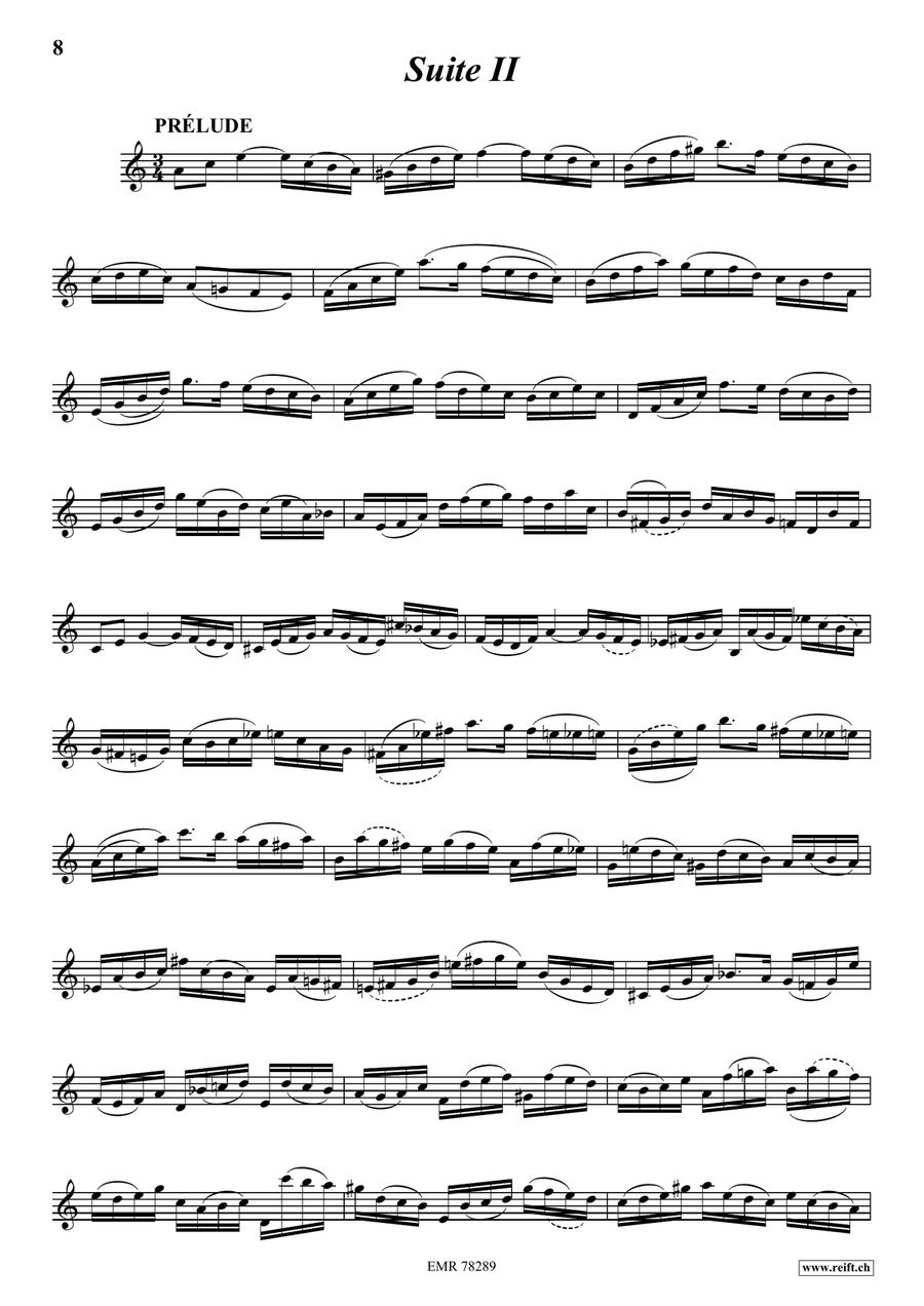 6 Suites 6 Suites Baritone Saxophone scores gallery preview page 5
