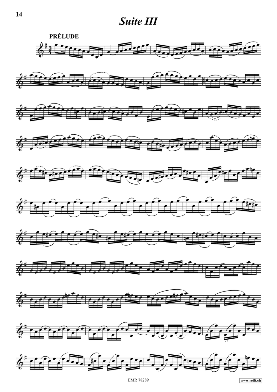 6 Suites 6 Suites Baritone Saxophone scores gallery preview page 7