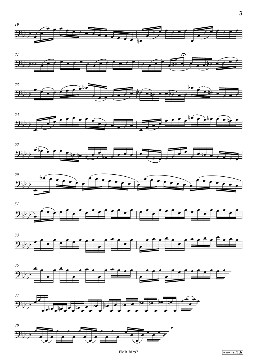 6 Suites 6 Suites Trombone scores gallery preview page 4