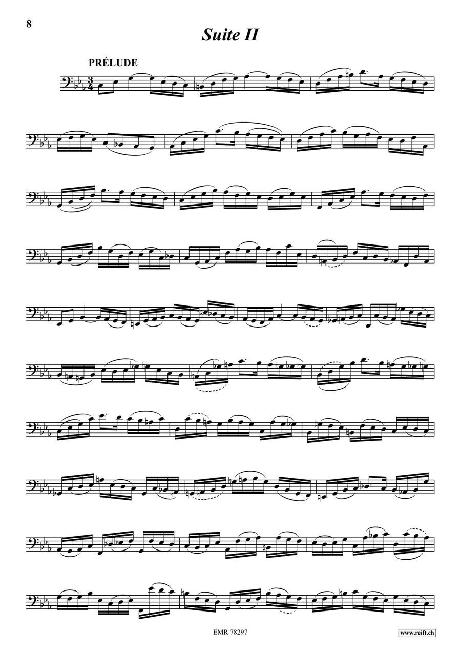 6 Suites 6 Suites Trombone scores gallery preview page 5