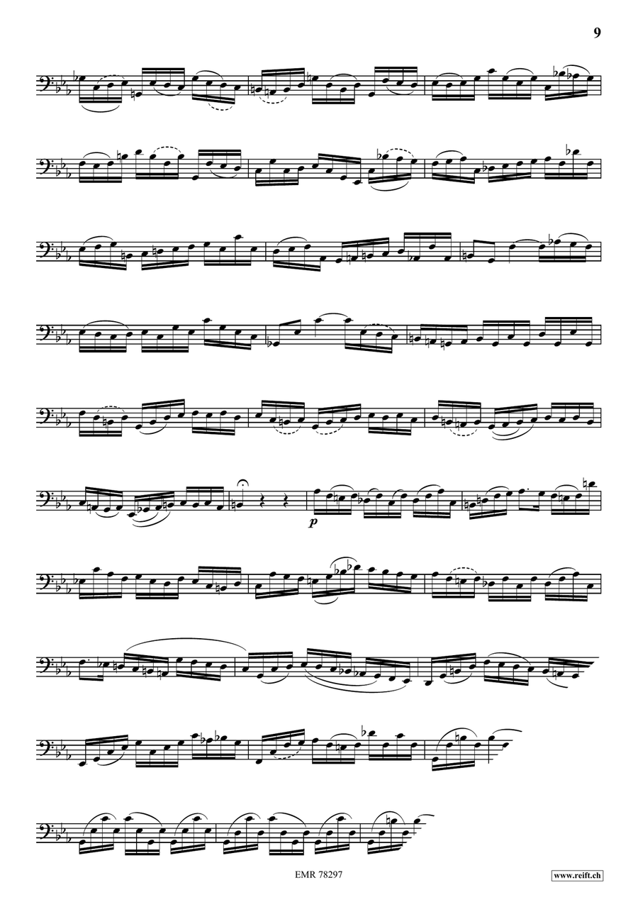6 Suites 6 Suites Trombone scores gallery preview page 6