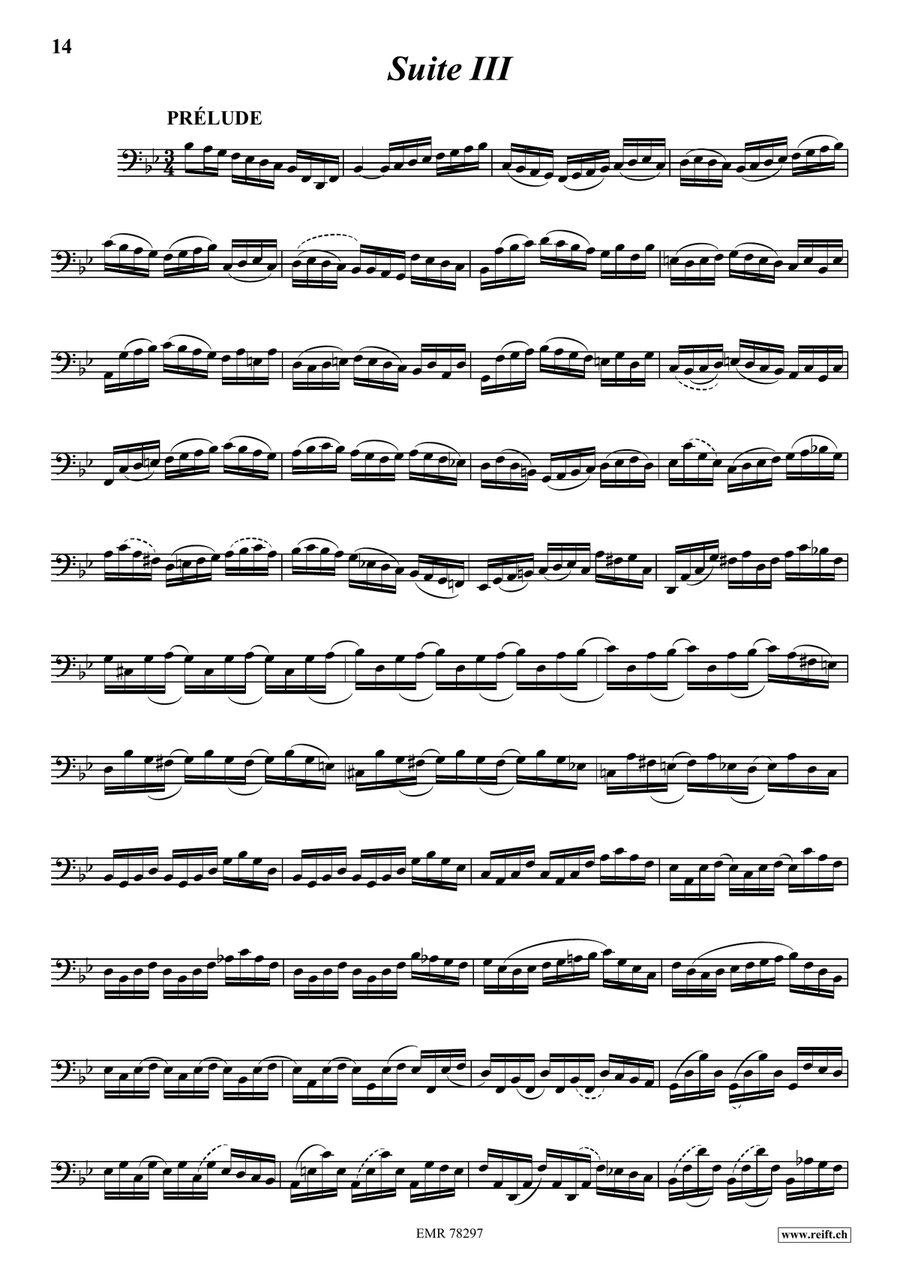 6 Suites 6 Suites Trombone scores gallery preview page 7